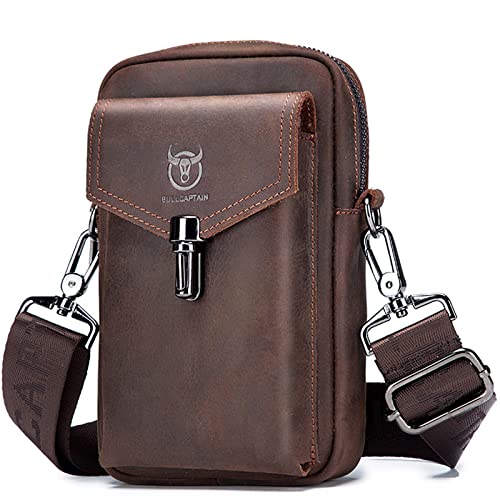 LOXO CASE Leder-Handyholster für Herren, Gürtel, Herren-Umhängetasche für Handy mit Metallhaken, für iPhone 14 Pro Max/13 Pro Max/Galaxy S23 Ultra/S23 Plus/S22 Ultra..,Coffee LOXO CASE Leder-Handyholster für Herren, Gürtel, Herren-Umhängetasche für Handy mit Metallhaken, für iPhone 14 Pro Max/13 Pro Max/Galaxy S23 Ultra/S23 Plus/S22 Ultra..,Coffee von LOXO CASE