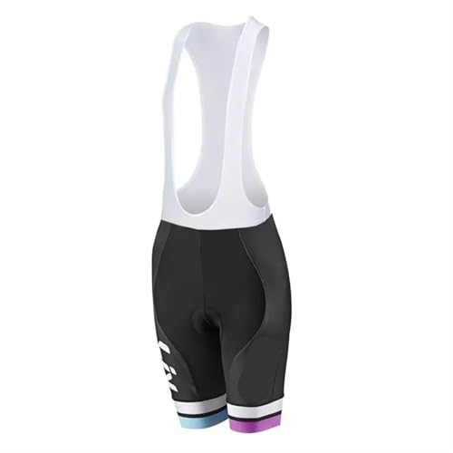 LPHFDCS Fahrradhose Herren Gepolstert Frauen Radfahren Shorts Sport Muster Engen Fahrrad Shorts Pad Gel MTB Weibliche Shorts Reiten Hosen Fahrradhose(Style-8,4XL) von LPHFDCS