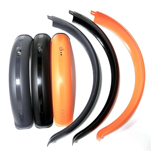 Schutzbleche Mountainbike Fahrradkotflügel 24/26/20 Zoll x 4,0 Fat Tire Mud Guards Kotflügelsatz Kotflügel for Zusammenklappen von Schnee E-Bike MTB Fahrradzubehör Fahrrad Schutzblech(Black 26x4.0) von LPHFDCS