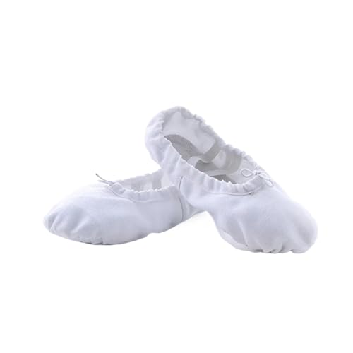 LPLPL Leichte Ballettschuhe, Sommer-Ballettpantoffeln for Damen, Ballettschuhe for Damen, professionelle Balletttänzerinnen for Mädchen, Ballettschuhe for Damen (Rosa, 28)(White,28 EU) von LPLPL