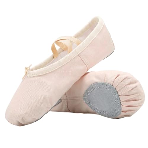 LPLPL Leichte Ballettschuhe, Sommer-Ballettpantoffeln for Damen, Ballettschuhe for Frauen, professionelle Balletttänzerinnen for Mädchen, Ballettschuhe for Damen (Rosa, 34)(Beige,29 EU) von LPLPL