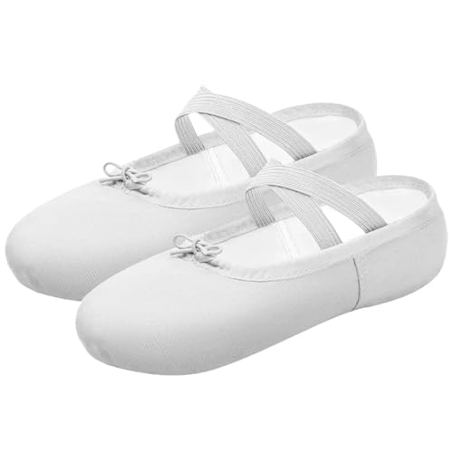 Leichte Ballettschuhe, 1 Paar Kinder üben Ballerina-Schuhe aus Segeltuch mit weicher Sohle, Ballerina-Ballett-Tanzpantoffeln, Ballettschuhe for Damen und Mädchen, Tanzschuhe, Ballettschuhe for Damen ( von LPLPL