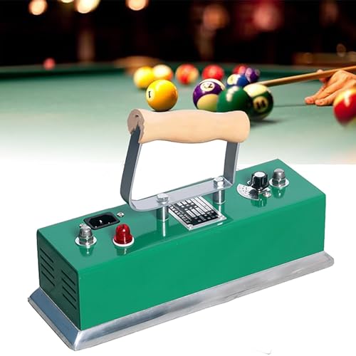 LPONAA Billardtischtuch-Bügeleisen, Snookertisch-Bügeleisen Mit Einstellbarer Temperatur, Billardtisch- Und Bandenbürste, Für Billardspielzimmer, Spielzimmerclubs, Zuhause von LPONAA