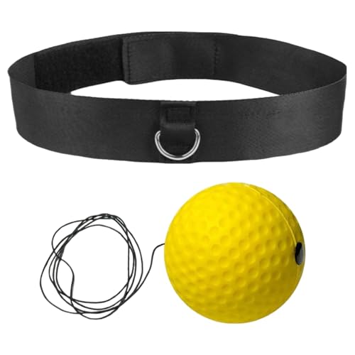 Box-Reflexball-Stirnband-Set, Stirnband React Ball Set für Kindertraining Boxen, Boxtraining-Reflexbälle, Trainingsgeräte für Anfänger, Fitness-Reflexball für Reisen, Fitnessstudio von LPORF