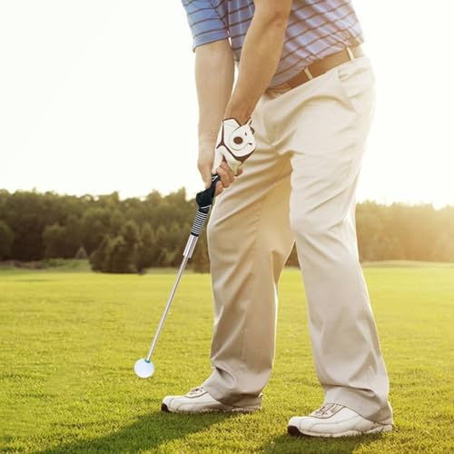 LPORF Golfschwung-Trainingshilfe | Einziehbarer Golfschwungstock | Golf Putter-Übungsgerät Für Damen Und Herren | Anfänger Für Den Schulrasen-Golfplatz von LPORF