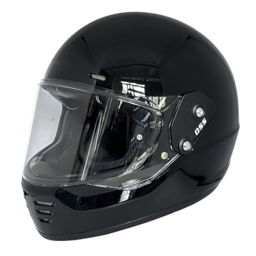 Full face Motorrad Helm Motorradhelm mit DOT/ECE-Zugelassener Motorradhelm, Moto-Integralhelm Für Männer Und Frauen Scooter Retro Classic Crash Racing Touring Helm 9,XL=61-62CM von LPXPLP