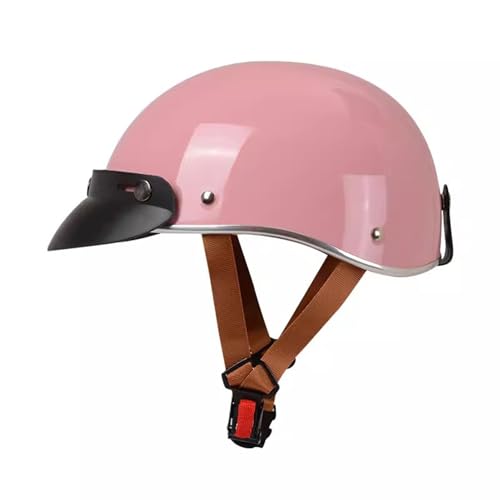 Halbschalenhelm Mit ECE-Zulassung Baseball Cap Vintage Motorradhelm Cruiser Chopper Scooter Helm Herren Jethelme Retro Motorrad Halbhelm Damen Mofa Helm Braincap 1,S Halbschalenhelm Mit ECE-Zulassung Baseball Cap Vintage Motorradhelm Cruiser Chopper Scooter Helm Herren Jethelme Retro Motorrad Halbhelm Damen Mofa Helm Braincap 1,S von LPXPLP