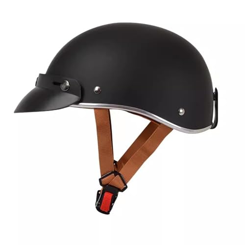 Halbschalenhelm Mit ECE-Zulassung Baseball Cap Vintage Motorradhelm Cruiser Chopper Scooter Helm Herren Jethelme Retro Motorrad Halbhelm Damen Mofa Helm Braincap 2,M Halbschalenhelm Mit ECE-Zulassung Baseball Cap Vintage Motorradhelm Cruiser Chopper Scooter Helm Herren Jethelme Retro Motorrad Halbhelm Damen Mofa Helm Braincap 2,M von LPXPLP