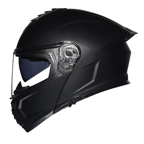 Motorradhelm Modularer Klapphelm mit Doppelter Sonnenblende, Unisex Integralhelm ECE Zulassung, Scooter Motocross für Erwachsene Männer Frauen C,3XL von LPXPLP