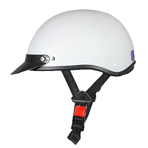 Retro Motorrad Halbhelme Halbschale Herren Damen· Brain-Cap Jet-Helm Scooter-Helm Mofa-Helm Retro Motorrad Half Helm Mit Built-In Visier,ECE-Zertifizierter B,55-62CM Retro Motorrad Halbhelme Halbschale Herren Damen· Brain-Cap Jet-Helm Scooter-Helm Mofa-Helm Retro Motorrad Half Helm Mit Built-In Visier,ECE-Zertifizierter B,55-62CM von LPXPLP