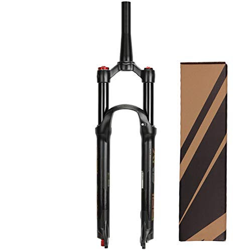 LPYDWZ MTB Bike Air Forks 26 Inch 27.5 29 er Aluminiumlegierung Mountainbiken Stoßdämpfer 1-1/8" Gerade Rohrgabel Reise 120mm(Tapered Tube,27.5 inch) von LPYDWZ