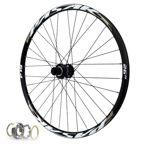 LPYDWZ MTB Fahrrad Laufradsatz 26/27,5/29 Zoll, Scheibenbremse Aus Aluminiumlegierung Abgedichtetes Lager 32H Mountainbike Felge 135mm for 7–12 Gänge 2210g(B,QR 27.5 inch) von LPYDWZ