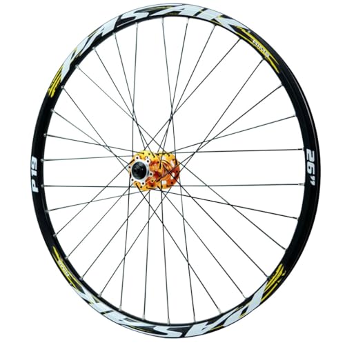 LPYDWZ MTB Fahrrad Laufradsatz 26 27,5 29 Zoll, Doppelschicht Felge Aus Aluminiumlegierung Scheibenbremse Abgedichtetes Lager Mountain Laufradsatz P19 Felge for 7–12 Kassetten(Front Wheel,QR 29 inch) von LPYDWZ