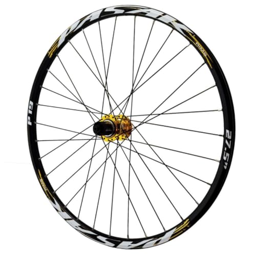 LPYDWZ MTB Fahrrad Laufradsatz 26 27,5 29 Zoll, Doppelschicht Felge Aus Aluminiumlegierung Scheibenbremse Abgedichtetes Lager Mountain Laufradsatz P19 Felge for 7–12 Kassetten(Rear wheel,THRU AXLE 27. von LPYDWZ