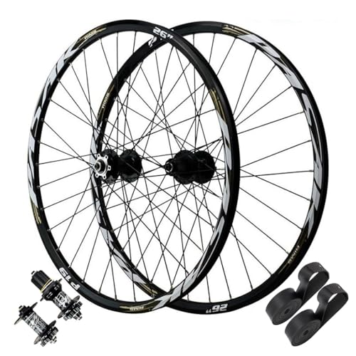 LPYDWZ MTB Fahrrad Laufradsatz 27,5 Zoll 29 ER, Scheibenbremse Fahrradfelge Abgedichtete Lagernaben 135mm Mountainbike Vorder und Hinterrad 32 Speichen for 7–11 Gang Kassette(QR Front+Rear,29 ER) von LPYDWZ