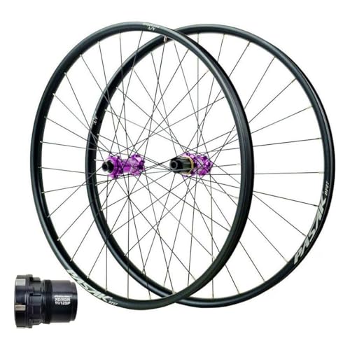 LPYDWZ MTB Radsatz 26/27,5/29 Zoll Steckachse 148mm, Aluminiumlegierung 54T Zentralverriegelung Hybrid/4 Abgedichtete Lager Fahrradfelge for 7-12 Gänge 1950g(XD Hub,27.5 inch) von LPYDWZ