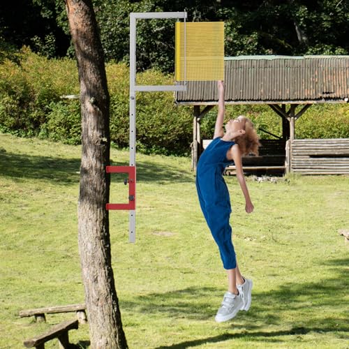 LQDMAER Sport Training Sprungtrainer, vertikaler Sprung Tester -einstellbare Höhe 2.29ft, Messwerkzeug mit Volleyball Fußball vertikalen Sprung Training, Geeignet für den Innen- und Außenbereich von LQDMAER