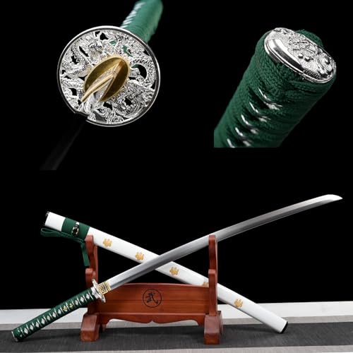 LQSLFsword 103cm Katana,Samuraischwert,Sharp,Katana Schwert scharf, Handgeschmiedeter hoher Manganstahl LQSLFsword 103cm Katana,Samuraischwert,Sharp,Katana Schwert scharf, Handgeschmiedeter hoher Manganstahl von LQSLFsword