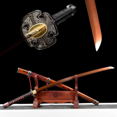 LQSLFsword 103cm Sekiro:Shadows Die Twice Mortal Blade Katana,Samuraischwert,Sharp,Katana Schwert scharf, Handgeschmiedeter hoher Manganstahl LQSLFsword 103cm Sekiro:Shadows Die Twice Mortal Blade Katana,Samuraischwert,Sharp,Katana Schwert scharf, Handgeschmiedeter hoher Manganstahl von LQSLFsword