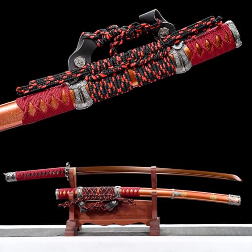 LQSLFsword 104cm Katana,Tachi,Samuraischwert,Sharp,Katana Schwert scharf, Handgefalteter geschmiedeter Damaskusstahl LQSLFsword 104cm Katana,Tachi,Samuraischwert,Sharp,Katana Schwert scharf, Handgefalteter geschmiedeter Damaskusstahl von LQSLFsword