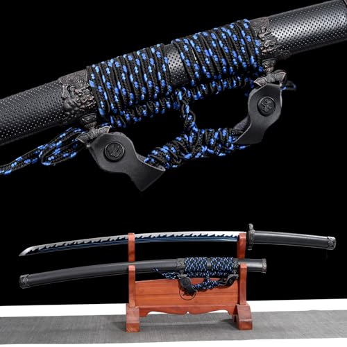 LQSLFsword 104cm Katana,Tachi,Samuraischwert,Sharp,Katana Schwert scharf, Handgeschmiedeter hoher Manganstahl LQSLFsword 104cm Katana,Tachi,Samuraischwert,Sharp,Katana Schwert scharf, Handgeschmiedeter hoher Manganstahl von LQSLFsword