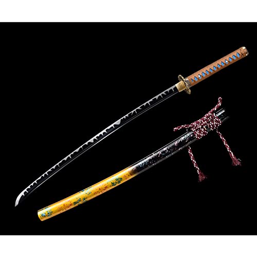 LQSMX sword 103cm Samuraischwert scharf Schwerter echte Waffen Handgeschmiedeter 1060 Stahl LQSMX sword 103cm Samuraischwert scharf Schwerter echte Waffen Handgeschmiedeter 1060 Stahl von LQSMX sword