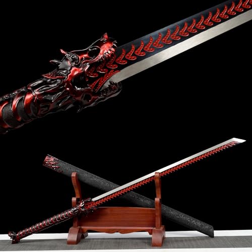 LQSMX sword 110cm Broadsword/scharf/Katana Schwert Handgeschmiedeter hoher Manganstahl Collections, Gifts, Halloween, Role-Playing Games, Martial Arts Exercises LQSMX sword 110cm Broadsword/scharf/Katana Schwert Handgeschmiedeter hoher Manganstahl Collections, Gifts, Halloween, Role-Playing Games, Martial Arts Exercises von LQSMX sword
