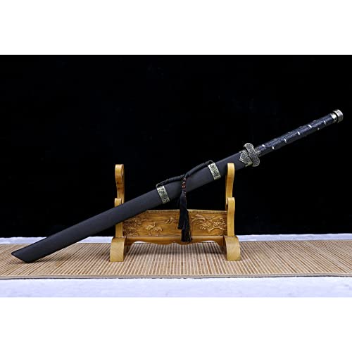 LQSMX sword 43.3 in Broadsword/scharf/Chinesisches Kampfsportmesser Katana Schwert echt Samuraischwert Handgeschmiedeter Manganstahl LQSMX sword 43.3 in Broadsword/scharf/Chinesisches Kampfsportmesser Katana Schwert echt Samuraischwert Handgeschmiedeter Manganstahl von LQSMX sword