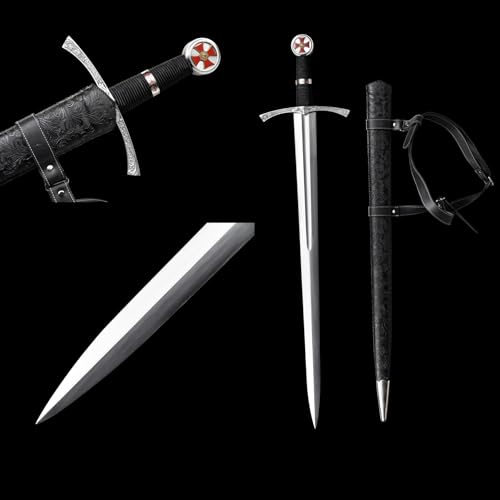 LQSMX sword 96cm Wikinger Schwert/Scharf/Einhand Schwert/Handgeschmiedeter hoher Manganstahl, Langlebig und robust, mit Zähigkeit, Das wahre Schwert LQSMX sword 96cm Wikinger Schwert/Scharf/Einhand Schwert/Handgeschmiedeter hoher Manganstahl, Langlebig und robust, mit Zähigkeit, Das wahre Schwert von LQSMX sword