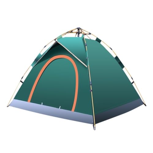 Tent for Camping Zelt Im Freien, Tragbares Faltzelt, Outdoor-Campingzelt, Park-Picknick, Vollautomatisches, Verdicktes, Regensicheres Zelt Zelte (Color : Green, Size : C) von LQVAIPT