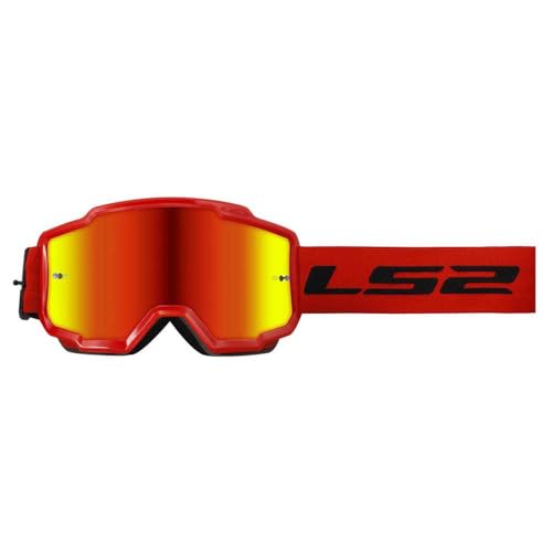 LS2 Crossbrille Charger Iridium MX Brille, RED IRIDIUM von LS2