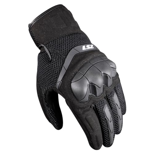 LS2 Handschuhe Kubra schwarz Größe M | geeignet für den Frühling;Sommer | hochwertigen Kunstleder | Abriebfestigkeit | Reißfestigkeit | Aufprallschutz | Ergonomisch | LS2 Handschuhe Kubra schwarz Größe M | geeignet für den Frühling;Sommer | hochwertigen Kunstleder | Abriebfestigkeit | Reißfestigkeit | Aufprallschutz | Ergonomisch | von LS2