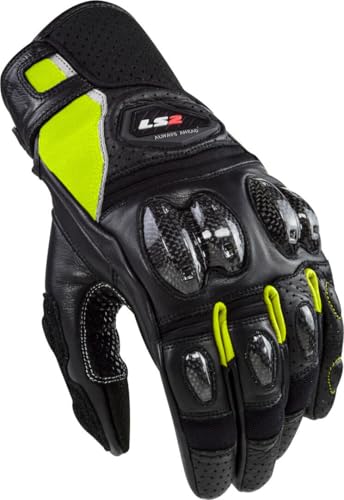 LS2 Handschuhe Spark II Leder schwarz/fluoreszierend gelb Größe L | geeignet für den Frühling;Sommer;Herbst | hochwertigen Leder | Abriebfestigkeit | Reißfestigkeit | Aufprallschutz | Ergonomisch | LS2 Handschuhe Spark II Leder schwarz/fluoreszierend gelb Größe L | geeignet für den Frühling;Sommer;Herbst | hochwertigen Leder | Abriebfestigkeit | Reißfestigkeit | Aufprallschutz | Ergonomisch | von LS2