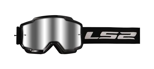 LS2 MX Brille Charger Black With, Mirror Silver Linse LS2 MX Brille Charger Black With, Mirror Silver Linse von LS2