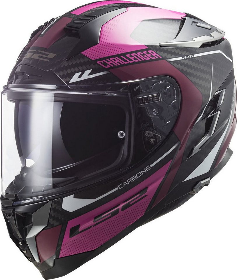 LS2 Motorradhelm FF327 Challenger Thorn Carbon Helm von LS2