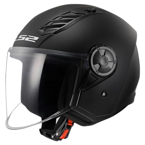 LS2 OF616 Airflow II Solid Open Face Helm Motorradhelm Jethelm, MATT Black, XS LS2 OF616 Airflow II Solid Open Face Helm Motorradhelm Jethelm, MATT Black, XS von LS2