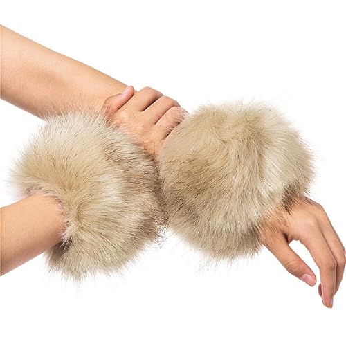 Damen Armstulpen Fell Stulpen, Pulswärmer Pelz Kunstfell Armwärmer Manschetten Fellstulpen Faux Pelz Armstulpen Faux Fur Wrist Band Ring Cuffs Wärmer für Frauen Pelzmanschetten Ringmanschetten Wärmer Damen Armstulpen Fell Stulpen, Pulswärmer Pelz Kunstfell Armwärmer Manschetten Fellstulpen Faux Pelz Armstulpen Faux Fur Wrist Band Ring Cuffs Wärmer für Frauen Pelzmanschetten Ringmanschetten Wärmer von LSGGTIM