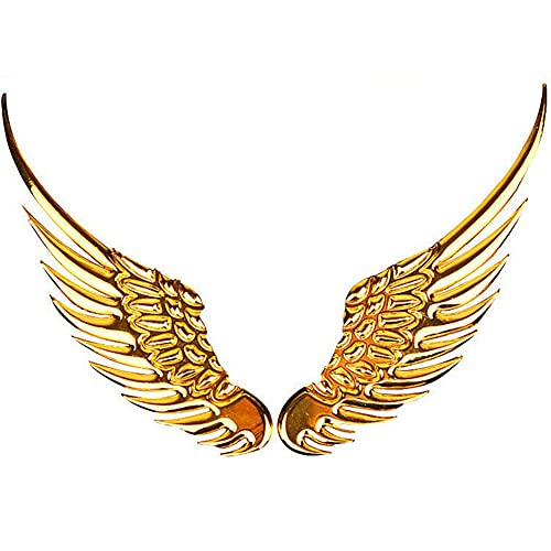 LSGGTIM 3D Adler Flügel Aufkleber, 1 Paar Engelsflügel Auto Sticker Styling Emblem Metall Aufkleber Karosserie Aufkleber Autoabziehbilder Selbstklebend Flügel Wandtattoos Wandaufkleber-18cmx11cm LSGGTIM 3D Adler Flügel Aufkleber, 1 Paar Engelsflügel Auto Sticker Styling Emblem Metall Aufkleber Karosserie Aufkleber Autoabziehbilder Selbstklebend Flügel Wandtattoos Wandaufkleber-18cmx11cm von LSGGTIM