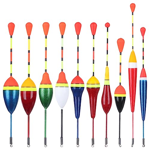 LSHDCER Posen Angeln Set 11 Stück Angelposen Schwimmer Laufposen für Fluss Bach und Forellen LSHDCER Posen Angeln Set 11 Stück Angelposen Schwimmer Laufposen für Fluss Bach und Forellen von LSHDCER