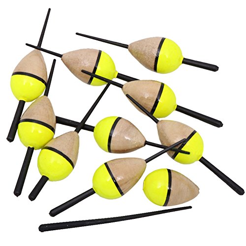 LSHEL Fischen Posen Angeln 10 Stück Kork Schwimmer 2g 7,5 cm / 2,95 Zoll LSHEL Fischen Posen Angeln 10 Stück Kork Schwimmer 2g 7,5 cm / 2,95 Zoll von LSHEL