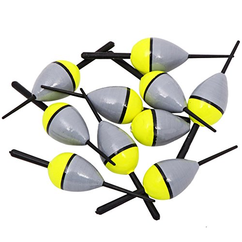 LSHEL 10 Stück Angeln Bobber Kork Schwimmer beleuchtete Balsaholz FL6 LSHEL 10 Stück Angeln Bobber Kork Schwimmer beleuchtete Balsaholz FL6 von LSHEL