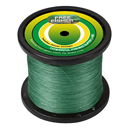 LSHEL 4-Fach geflochtene Angelschnur 1000m, 0.8# 0.14mm/7kg/15lb von LSHEL