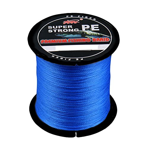 LSHEL Geflochtene Angelschnur 4 Fach Braided Fishing Line 300m, Blau, 1.0# 0.16mm/8.3kg/18lb LSHEL Geflochtene Angelschnur 4 Fach Braided Fishing Line 300m, Blau, 1.0# 0.16mm/8.3kg/18lb von LSHEL