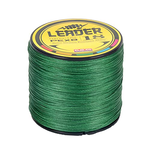 LSHEL Geflochtene Angelschnur 8fach 300m PE Super Starke Geflochtene Schnüre für Süßwasser Salzwasser, Grün, 6.0# 0.40mm/31.7kg/60lb LSHEL Geflochtene Angelschnur 8fach 300m PE Super Starke Geflochtene Schnüre für Süßwasser Salzwasser, Grün, 6.0# 0.40mm/31.7kg/60lb von LSHEL