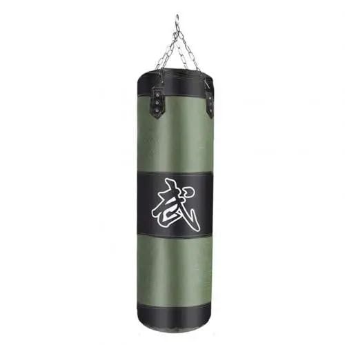 Boxsack Stehend Sandsack, leer, Boxsand-Füllsack, verdickter Krafttrainings- und Fitness-Übungs-Boxsack, Boxsandsack Boxsack Erwachsene(80cm Green) von LSHIJI