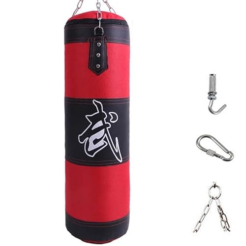 Boxsack Stehend Sandsack Schwerer Boxsack Mit Deckenhaken Stahlkette Fitnesstraining Kickboxen Muay Thai Karate Taekwondo Boxsack Erwachsene von LSHIJI