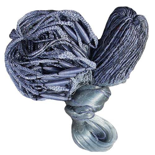 Fischernetz Kiemennetz Schwimmende Kiemennetze Netzwerk Männer Kleine Maschen Handgemachte Kiemennetze Fischernetze Angelgerät 1,5x20mx Single Layer Monofilament Fischernetz(60x60) von LSHIJI