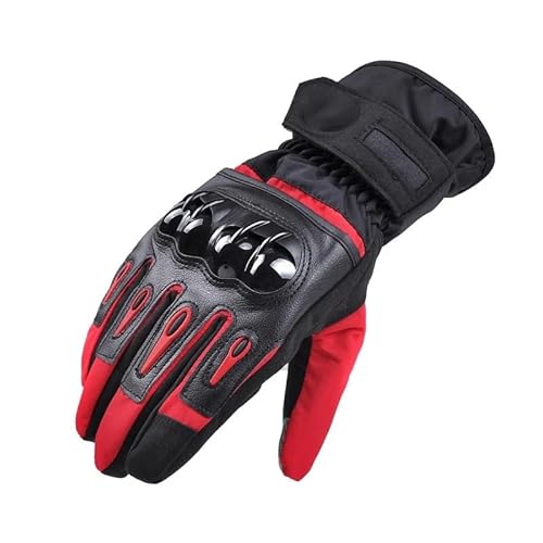 LSHIJI Motorradhandschuhe Motorradhandschuhe Winter Warm Wasserdicht Winddicht Schutzhandschuhe Wasserdicht Guantes Motorrad Handschuhe(2,XL) von LSHIJI