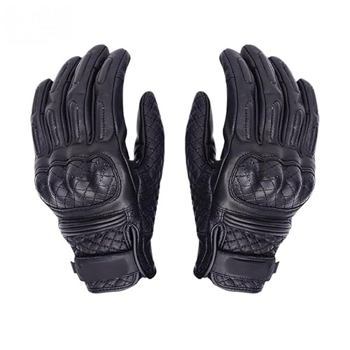 LSHIJI Motorradhandschuhe Winter wasserdichte MotorradhandschuheThermowarme innere Touchscreen-Motorrad-Fahrradhandschuhe for Männer Motorrad Handschuhe(Noir,XL) von LSHIJI