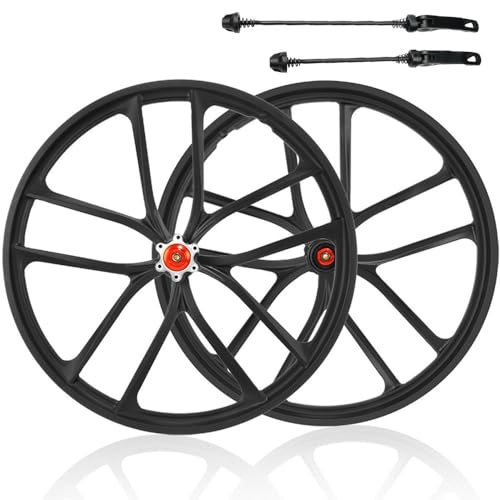 20 Zoll MTB Laufradsatz 406 Scheibenbremse Mountainbike Magnesiumlegierung Integriertes Rad Kassettennaben Fahrrad Vorderrad Hinterrad Felgen von LSRRYD